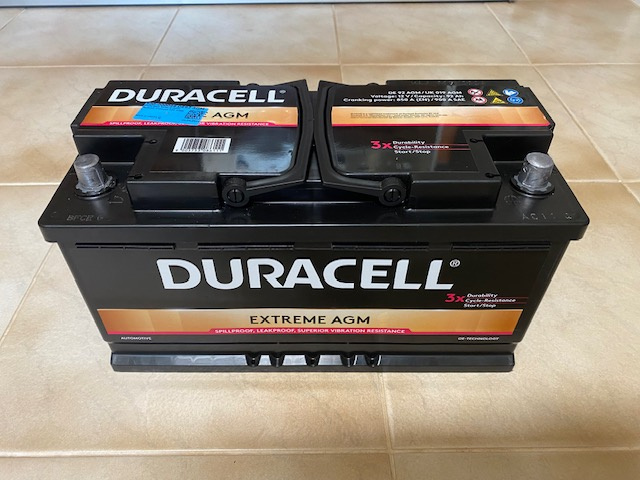 Baterie Duracell extreme AGM 12V 92Ah 850A DE92AGM