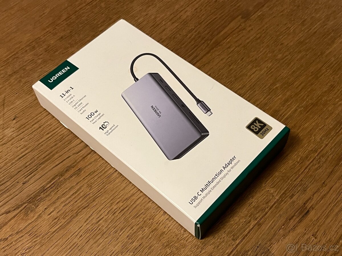 Ugreen hub USB-C Dokovací stanice, 2 x HDMI , nová