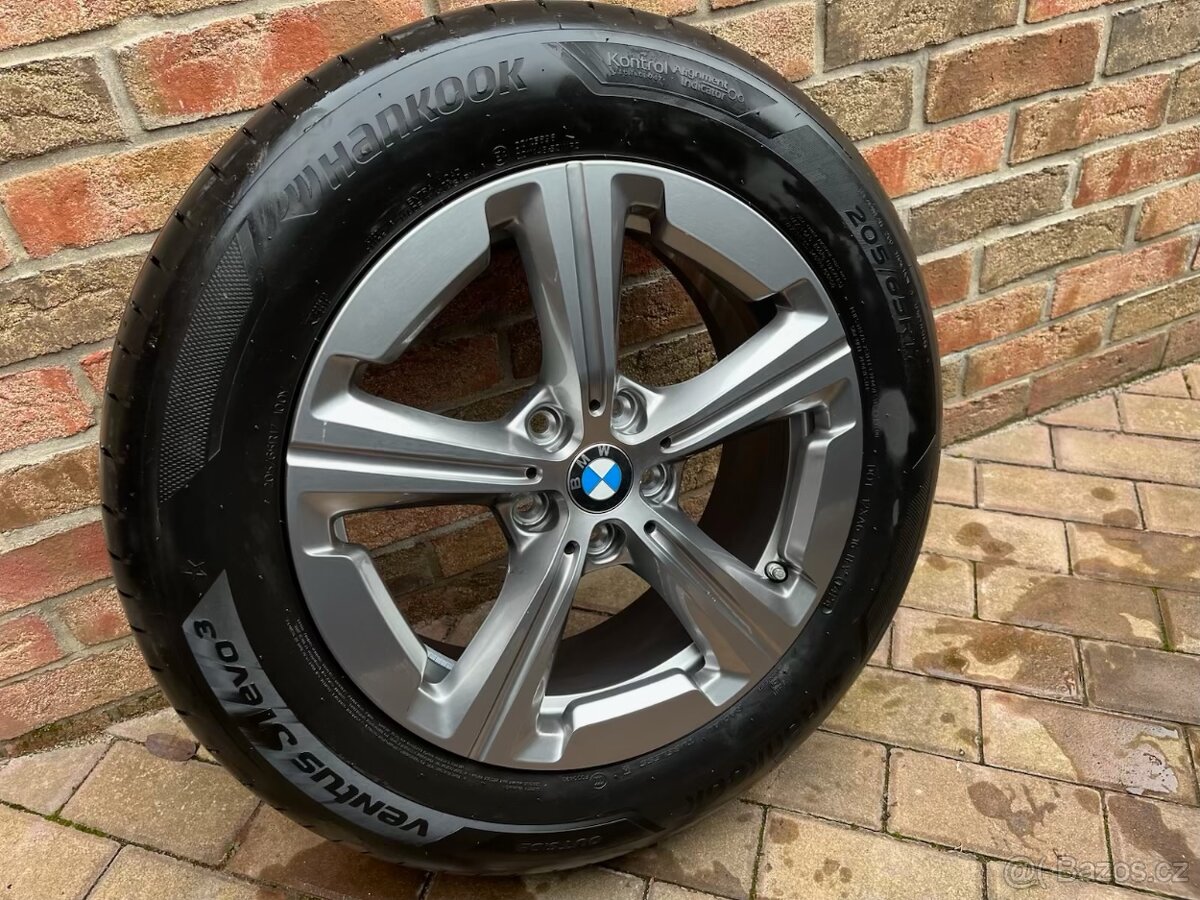 BMW hliníkové ráfky 17” Star-spoke 832 light grey 7Jx17