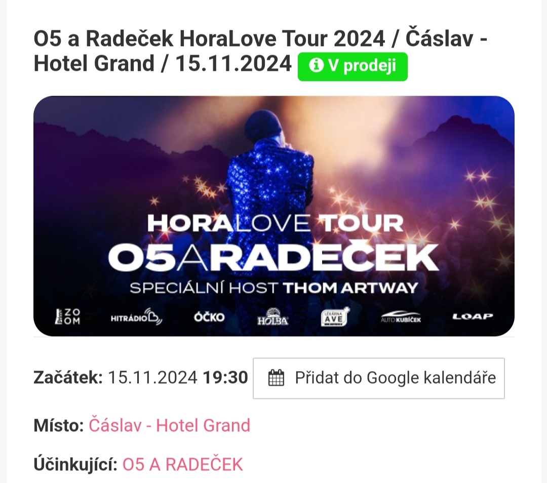 O5 a Radecek Čáslav 15.11.2024