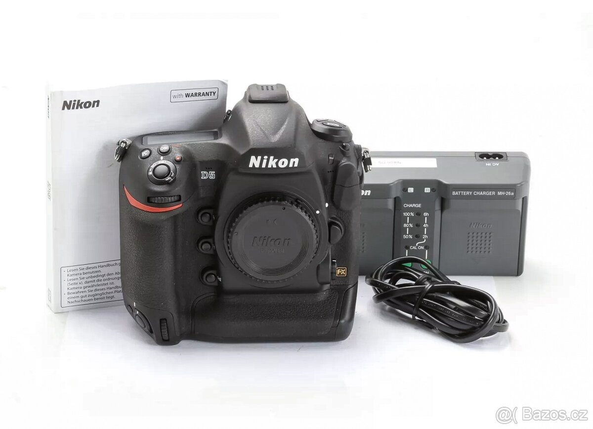 NIKON D5 stav závěrky 6058