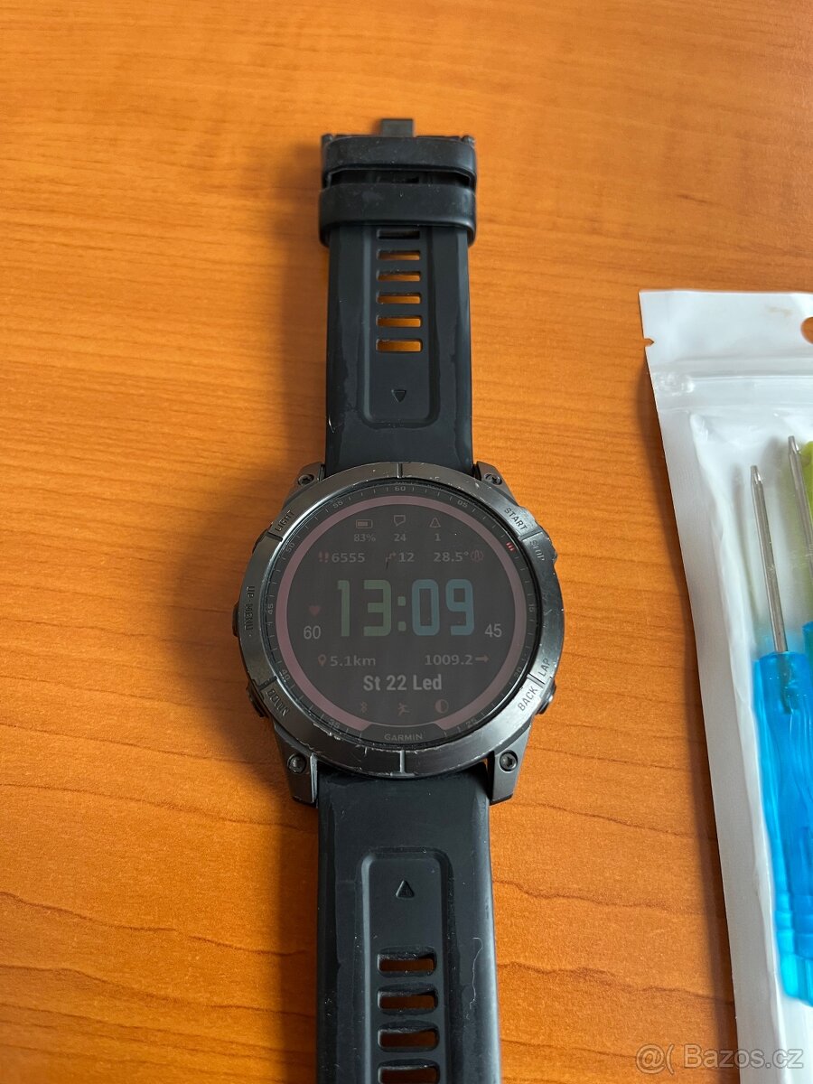 Garmin fenix 7x Sapphire sllar