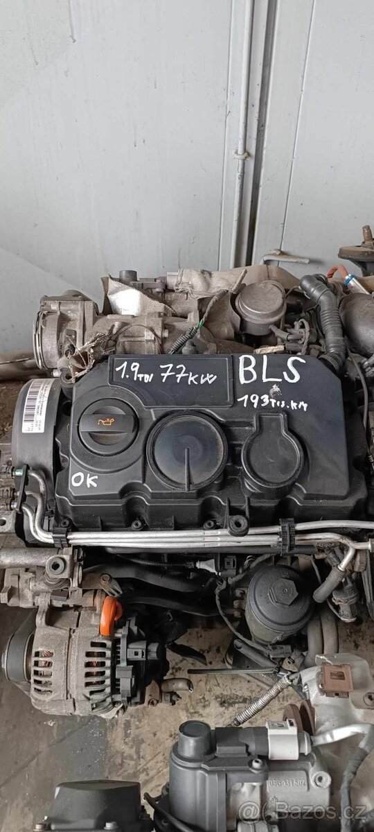 motor 1.9tdi 77kW typ: BLS ( DPF) motor bls