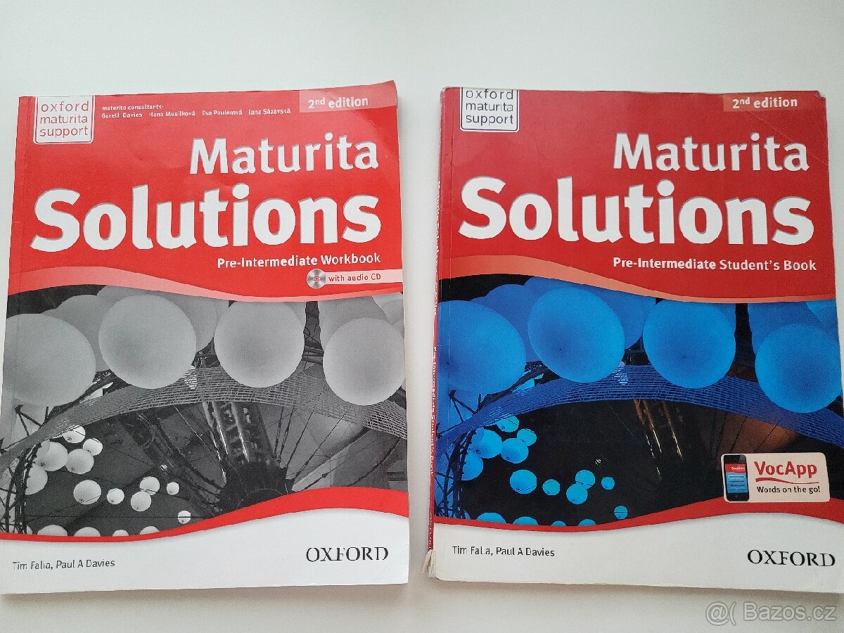 Učebnice Maturita solutions pre-intermediate