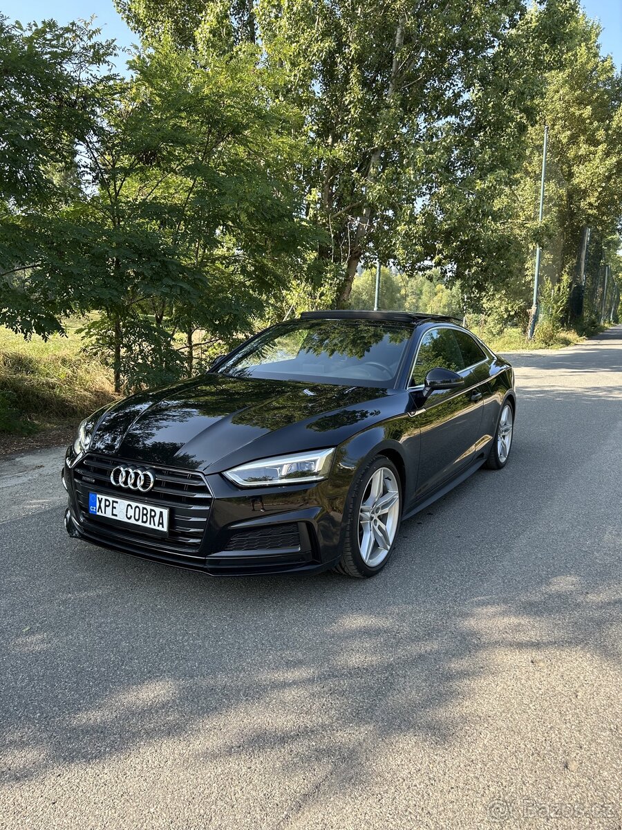 Audi A5 Coupe 45TSFI, S line, 45000km, 4x4, 2019, nová stk