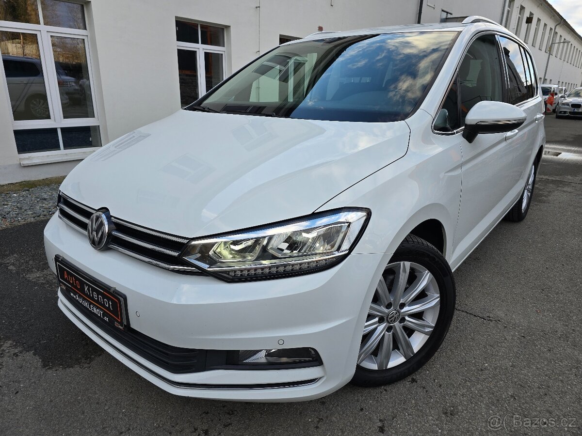 VW TOURAN HIGHLINE 2,0TDI 140kW DSG 2016 KŮŽE + LED ČR -DPH