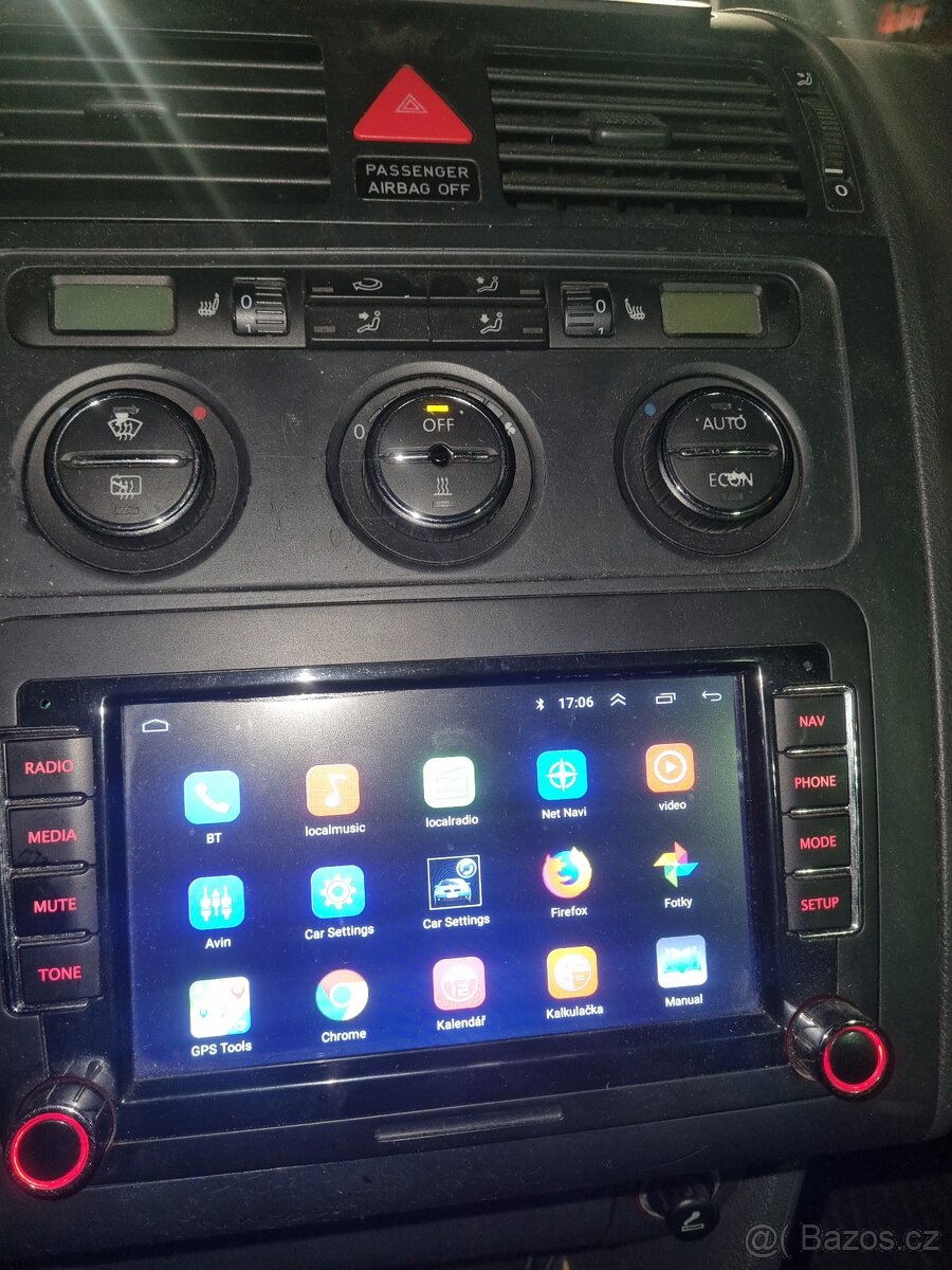 2din Android radio do Volkswagen touran