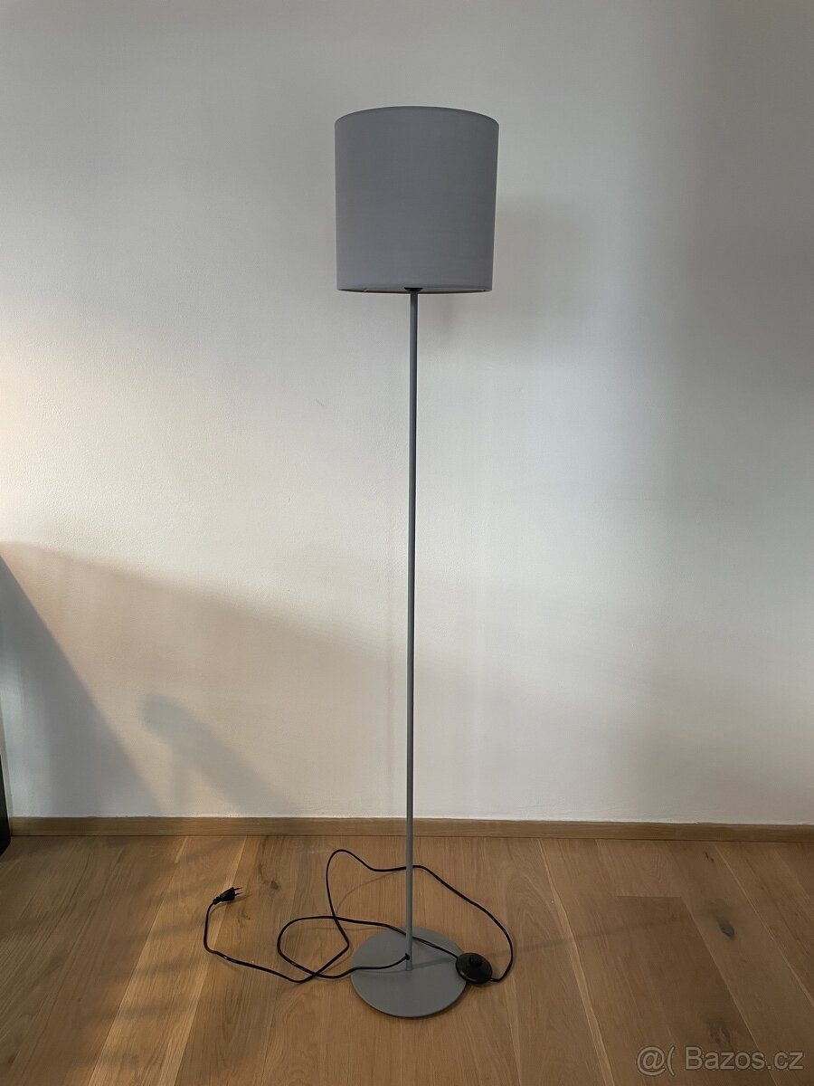 Stojící lampa Design Rendl ETESIAN stojanová šedá 230V E27