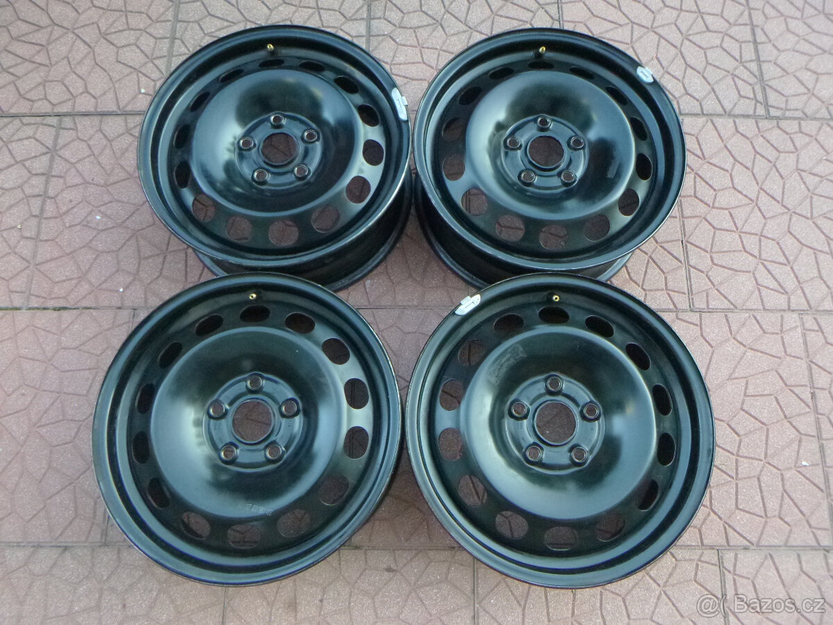 Plechové disky sada originál VW 5x112 6,5Jx16 ET50