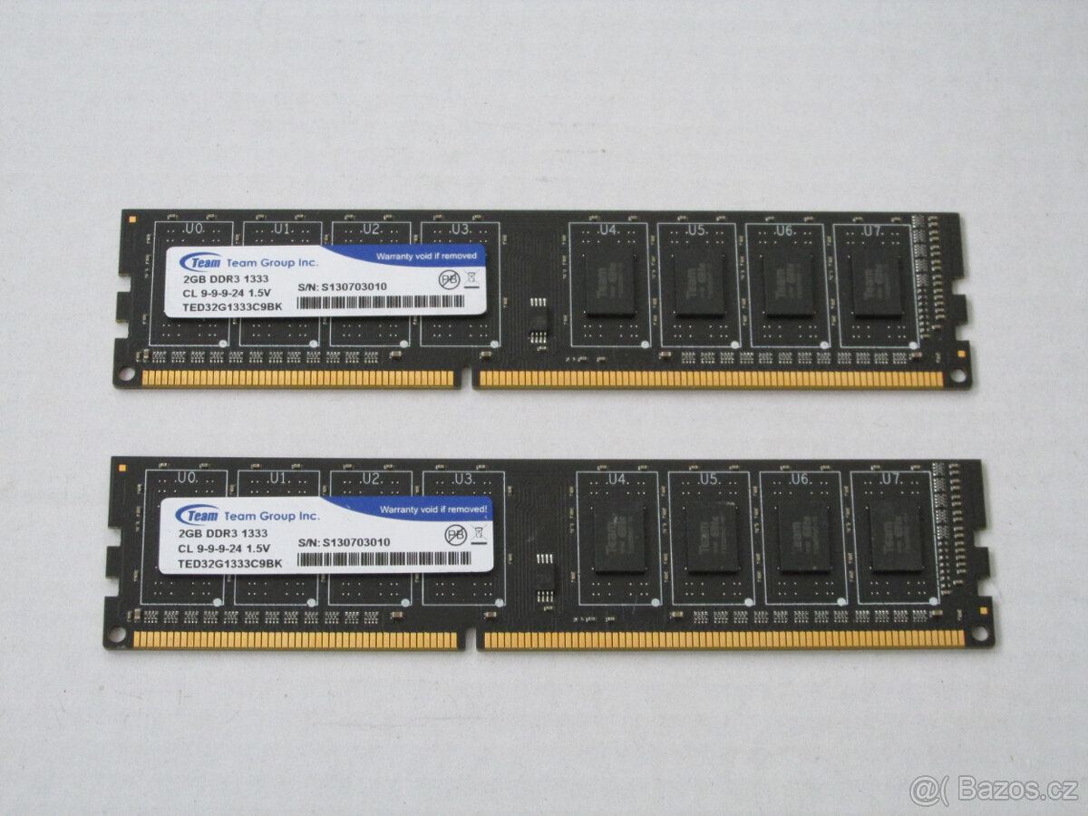 Team Group 4GB (2X2GB) DR3 1333MHz CL9