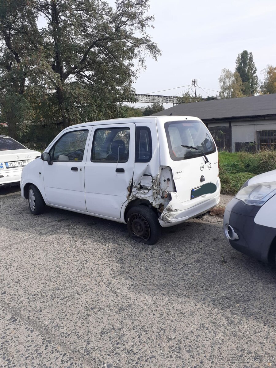 Prodám Opel Agila 1.2 na dily