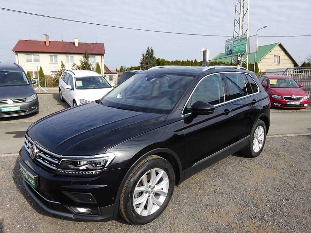 VW TIGUAN High Line 2,0 TDI 110kW + 6st.man-1.Maj.- TOP STAV