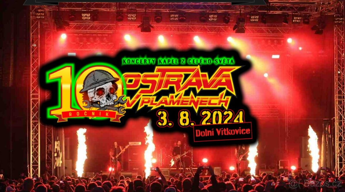 Ostrava v plamenech 3.8.2024 - vstupenka