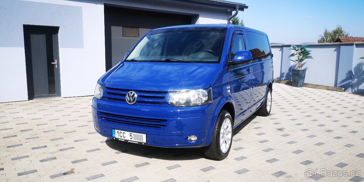 VW. Transporter T5.1 2,0 TDI - 103kw. PĚKNÝ STAV - 6 MÍST