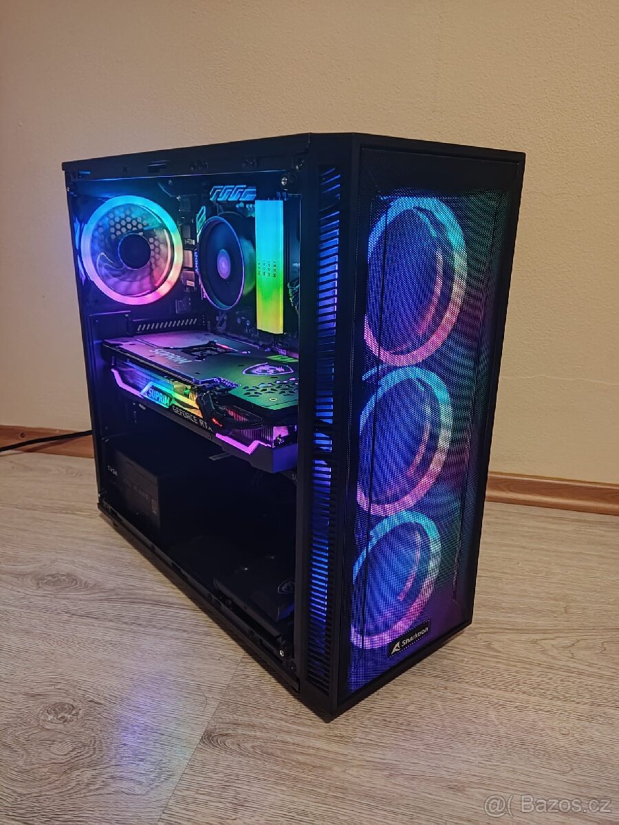 Herní PC: RTX 3070, Ryzen 5 5500, 32gb ram, ZÁRUKA