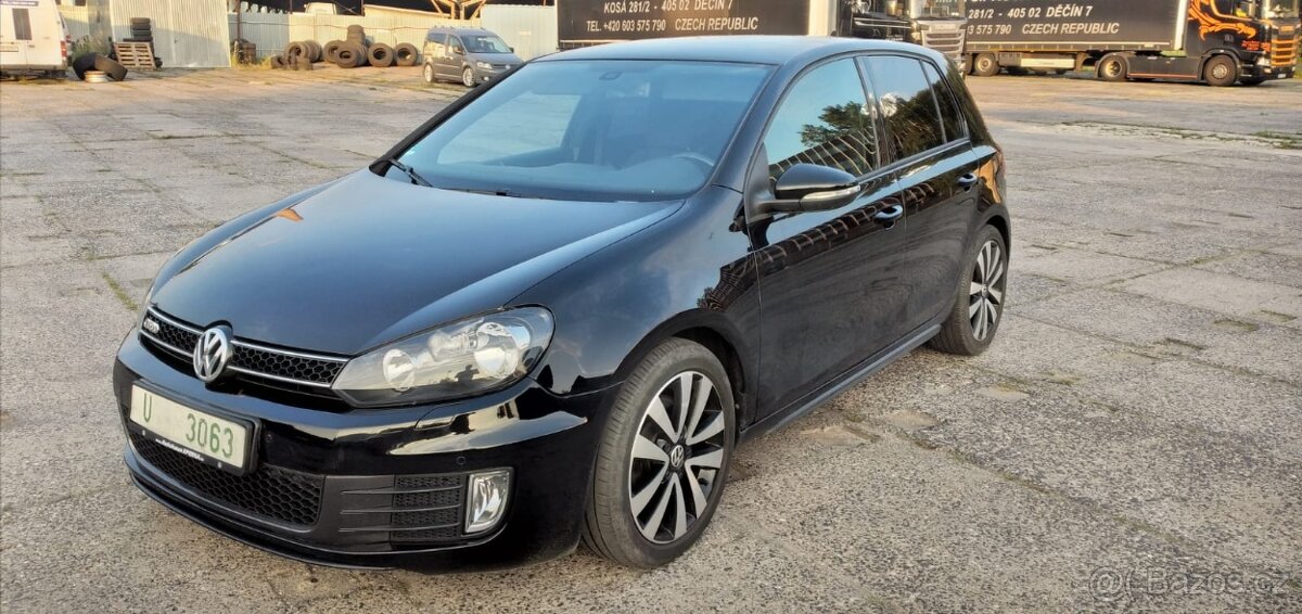 VW Golf VI 1K GTD 130tis.km 1. majitel 2012 TOP STAV