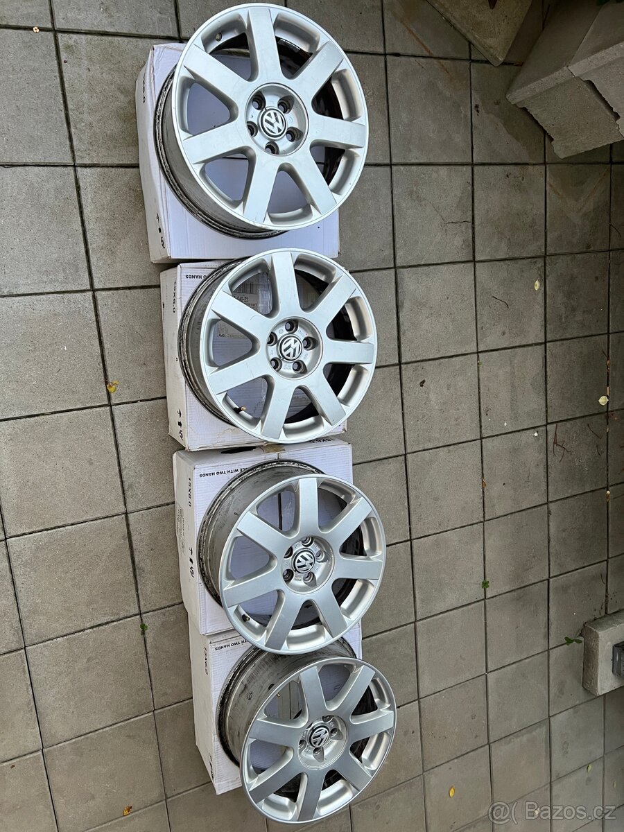 Alu kola 16" 5x100 ET42 Origiál VW Golf IV 4