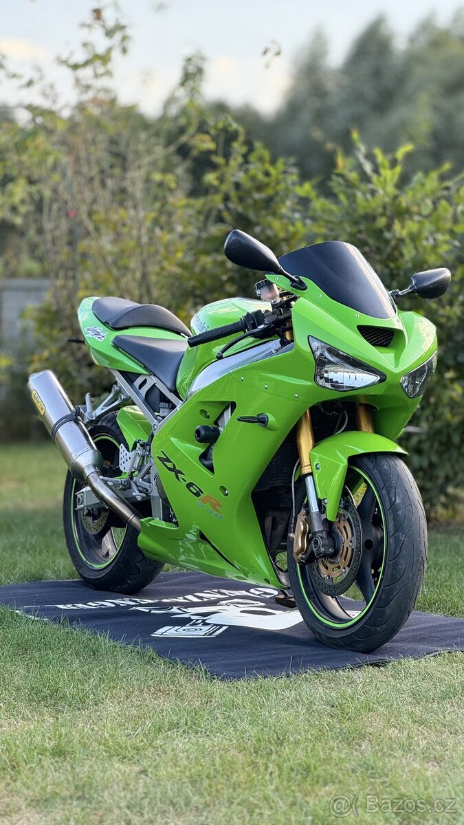 Kawasaki zx6r 636 ninja 2004 (2003-2004) špatný motor