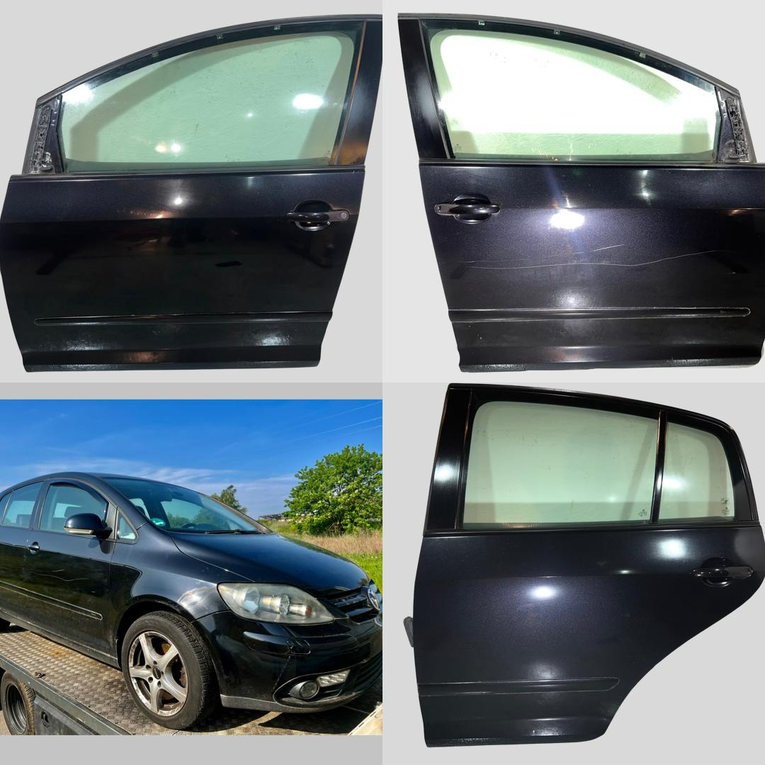 Všechny dveře černá metalíza LC9Z VW Golf 5 Plus r.v. 2007