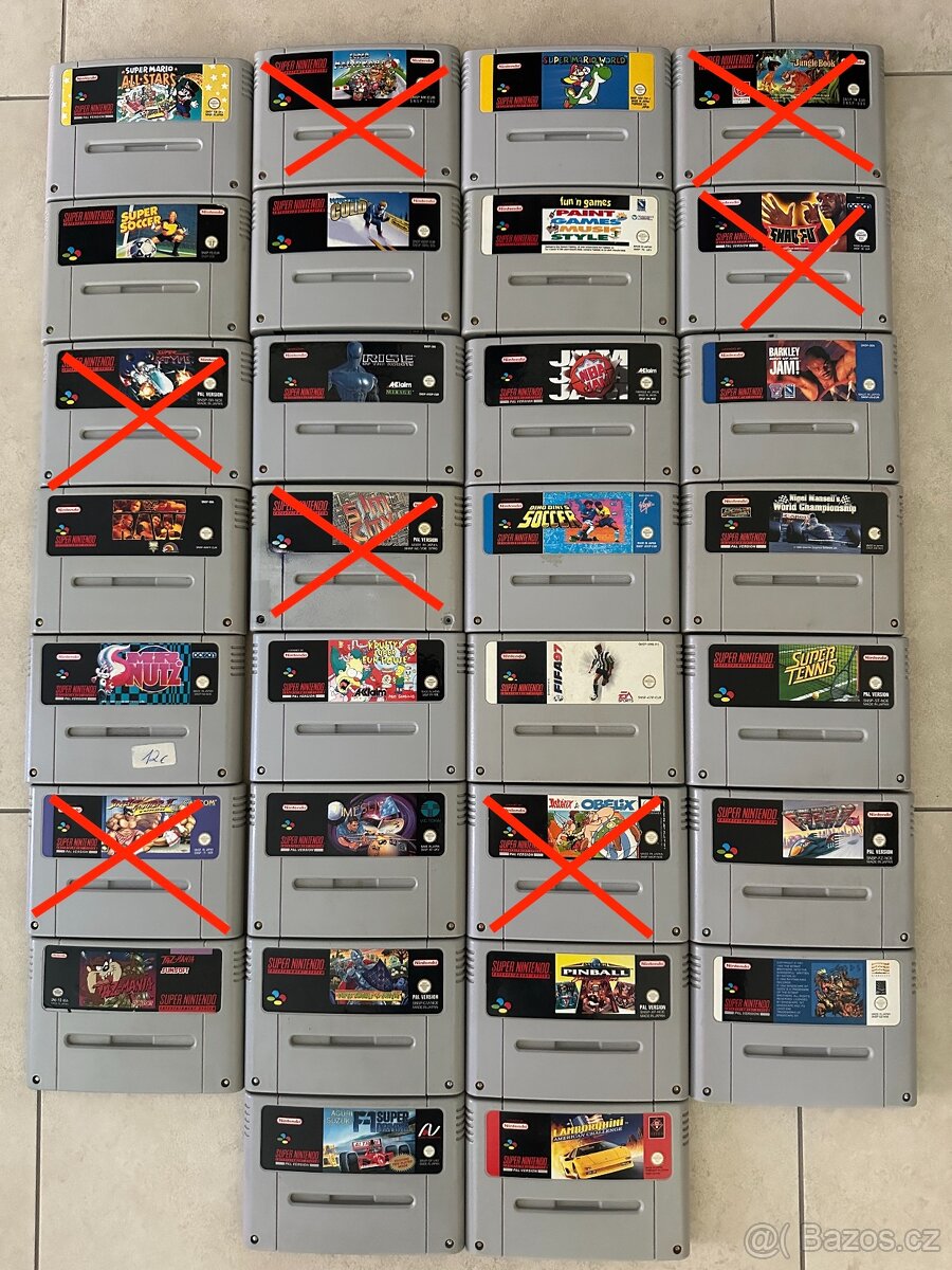 Originální Hry nintendo SNES