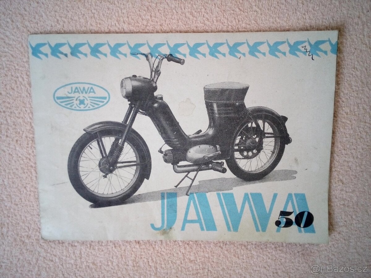 Jawa 550-originál prospekt česky rarita