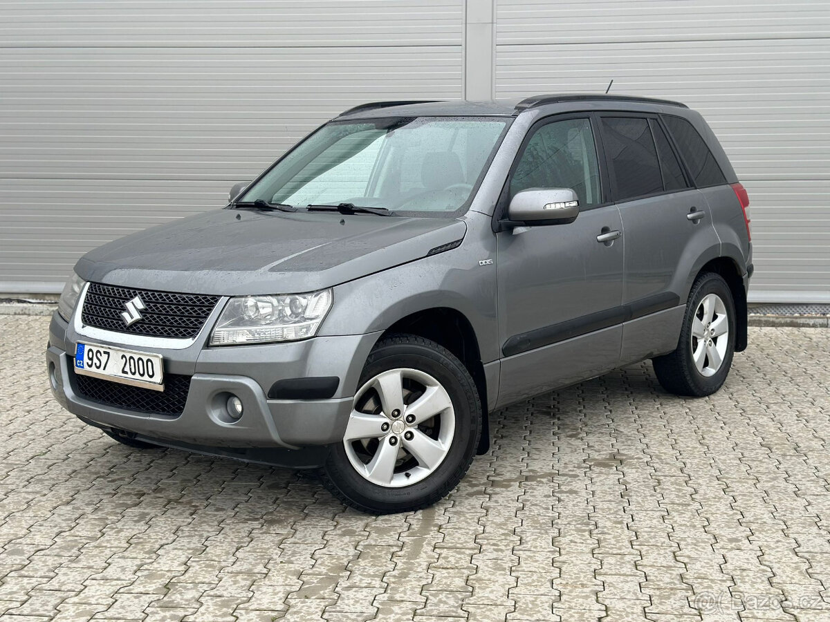 Suzuki Grand Vitara 1.9D 95kW, 2009, 4X4, 1. Maj.,Nové turbo