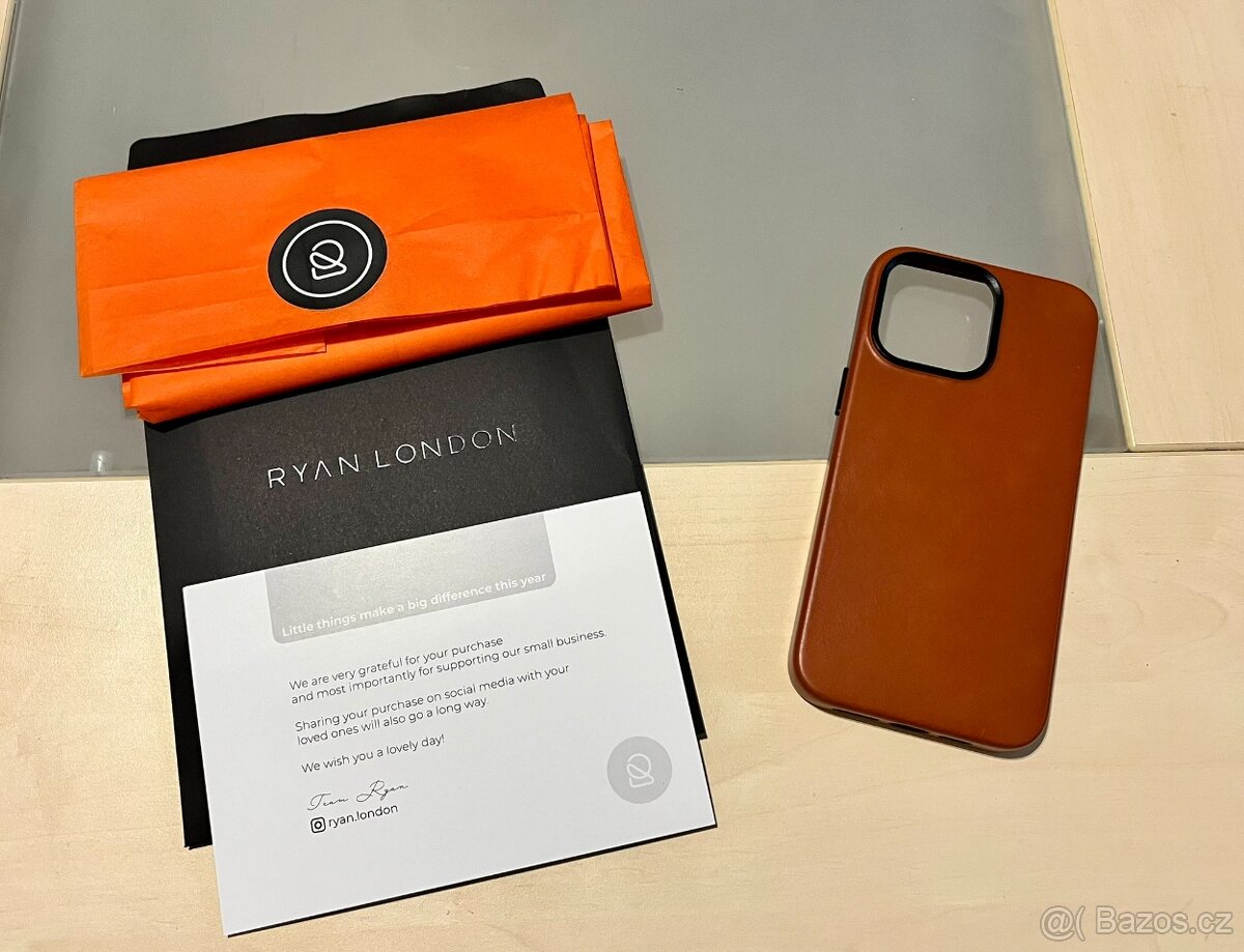 Kožený obal Ryan London pro iPhone 15 Pro Max