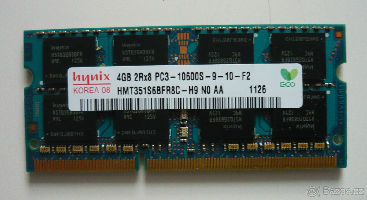 Hynix DDR3 4GB SO-DIMM HMT351S6BFR8C-H9 N0 AA