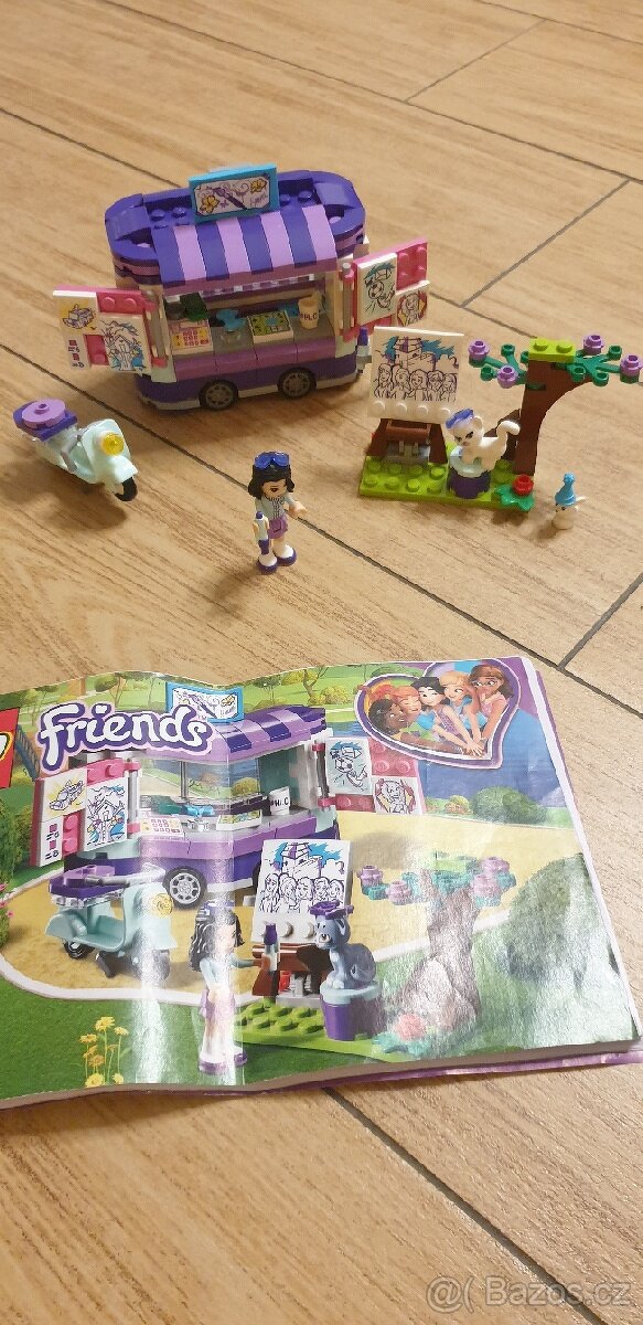 Lego friends 41332 Emma a umělecký stojan