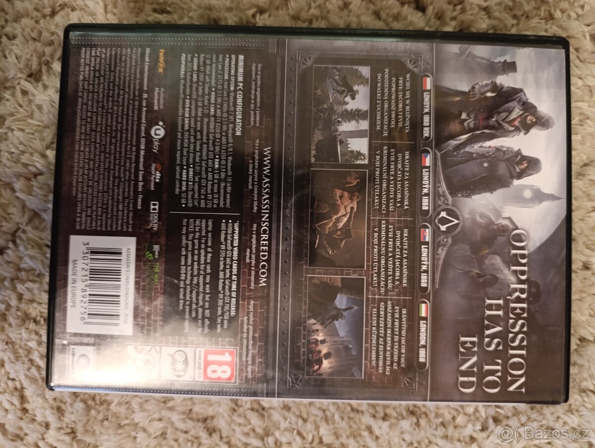 Hra na PC Assassin's creed syndicate special edition