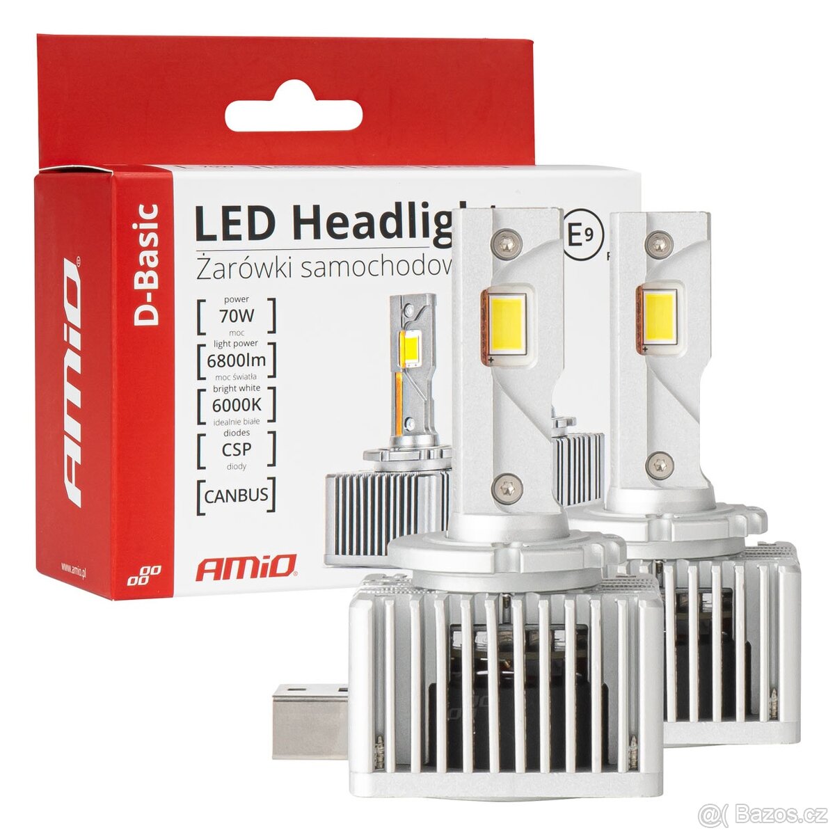 LED žárovky D1S, CAN-BUS, 6000K, 2 KS