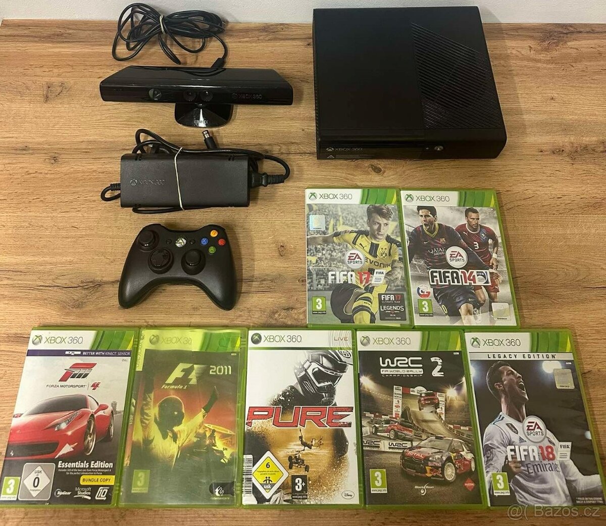 XBOX 360 250GB+7.HRA+KINEKT