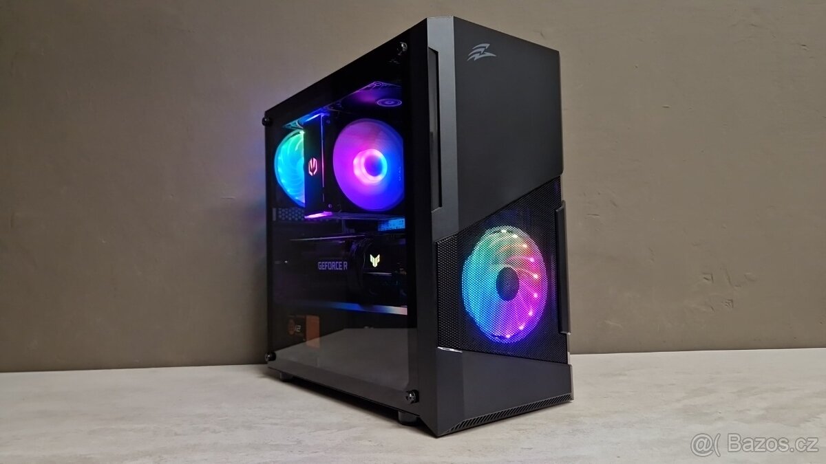 ❰ Herní PC | RYZEN 5 8400f, RTX 3060 Ti, 32GB RAM, RGB ❱