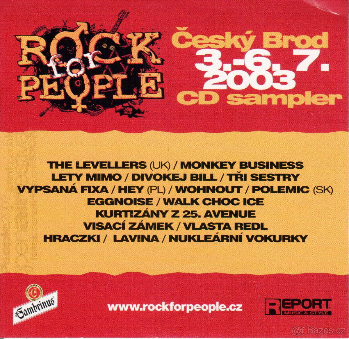 Rock for People – Český Brod 3.-6.7.2003 CD