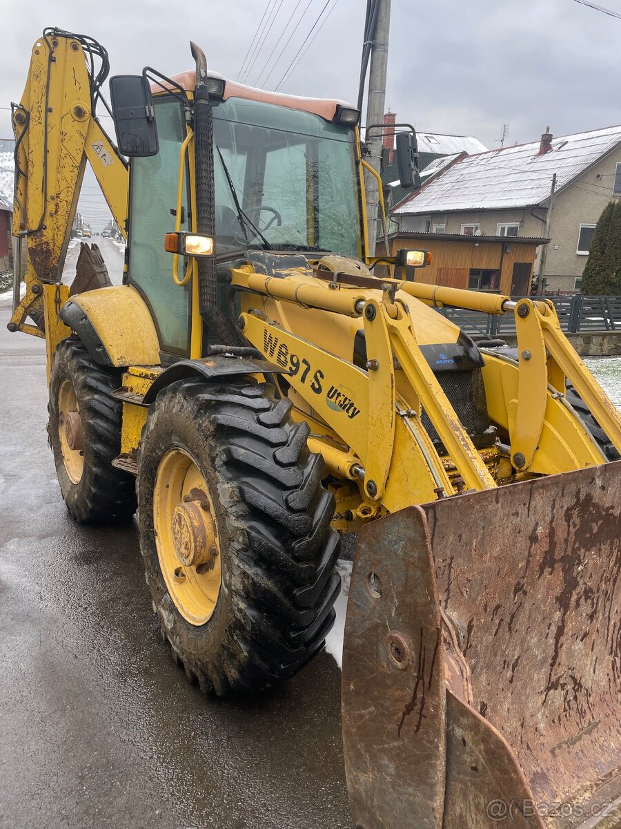 Predám traktorbáger Komatsu WB 97S