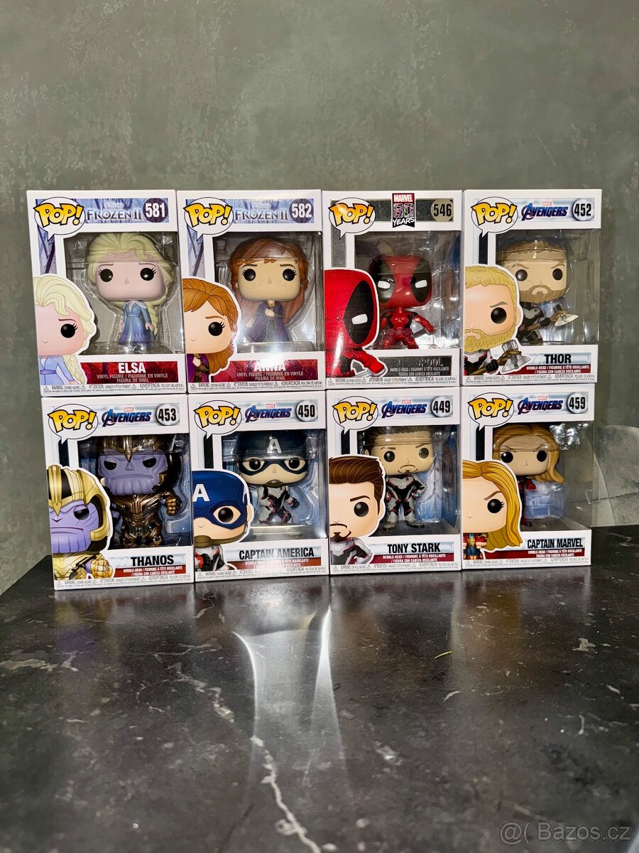 Funko Frozen, Marvel, Avengers