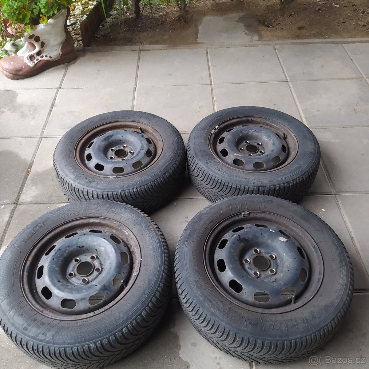 Zimni sada pneu+disky 5x100 195/65/r15