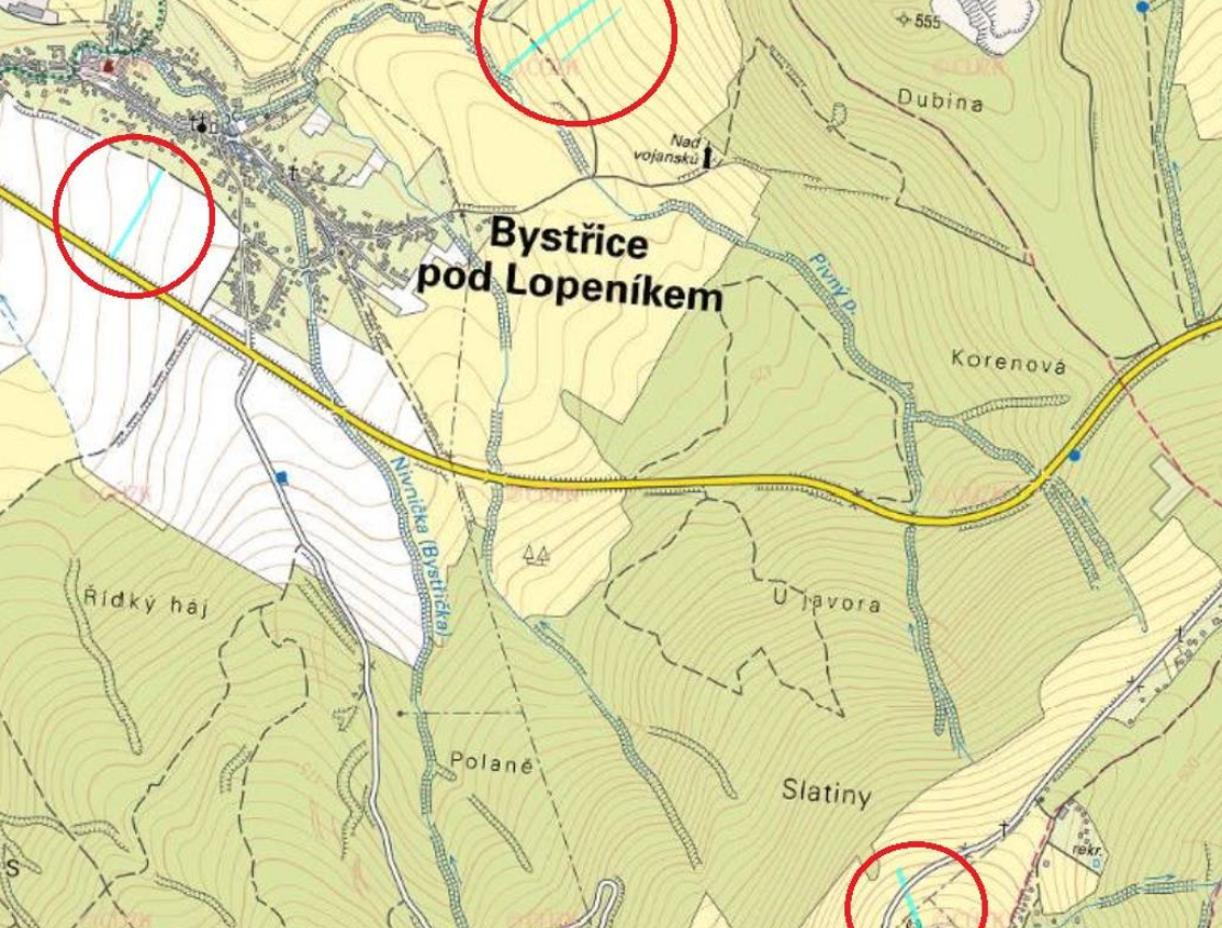 Prodej pole 55 502 m2 - Bystřice pod Lopeníkem