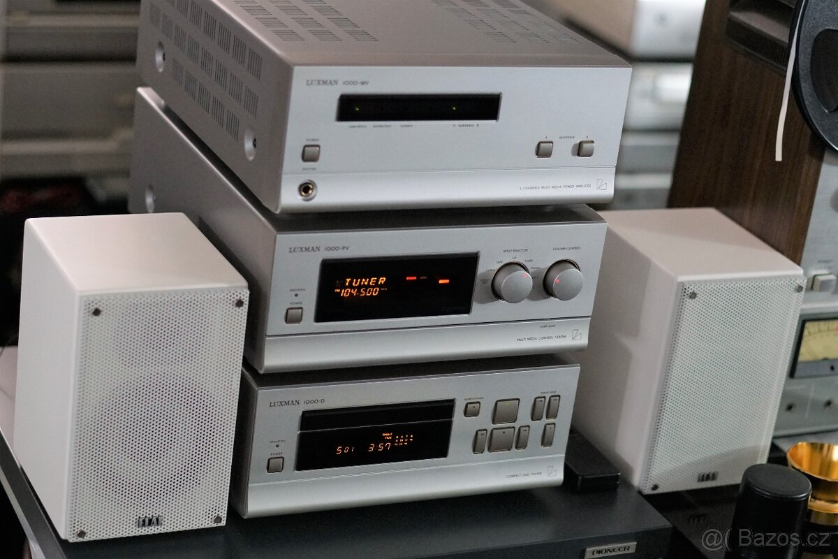 LUXMAN 1000 MV, PV, D - systém - k dispozici pouze komplet