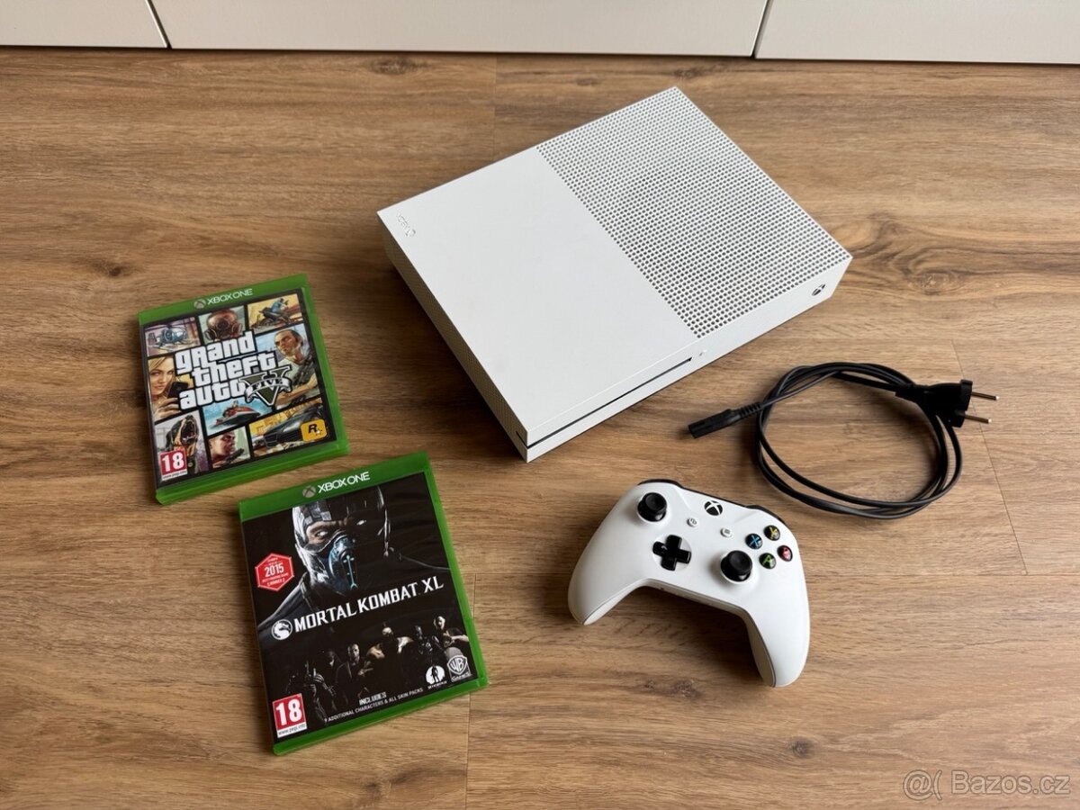 Xbox One S 500GB + ovladač + hry