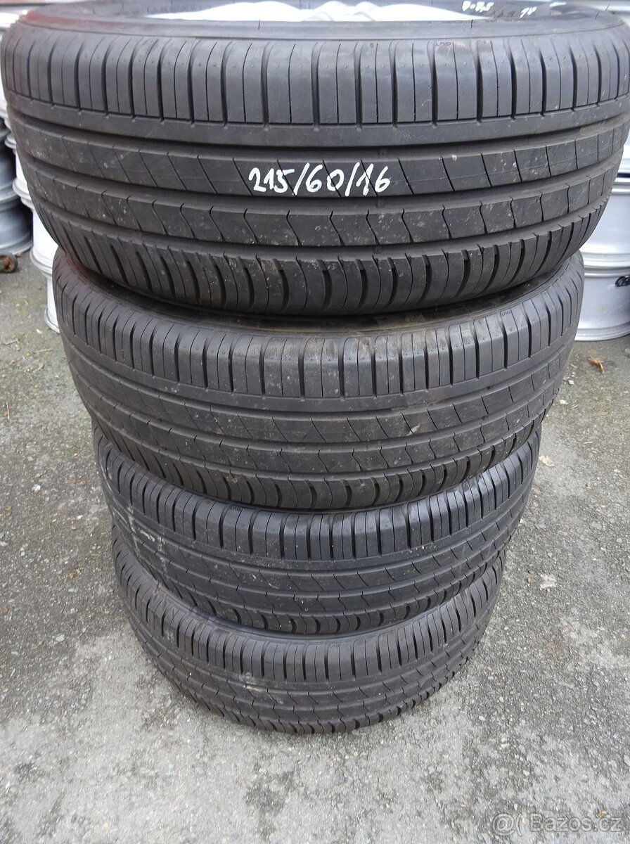 Letní pneumatiky Hankook, 215/60/16, 4 ks, 7-7,5 mm