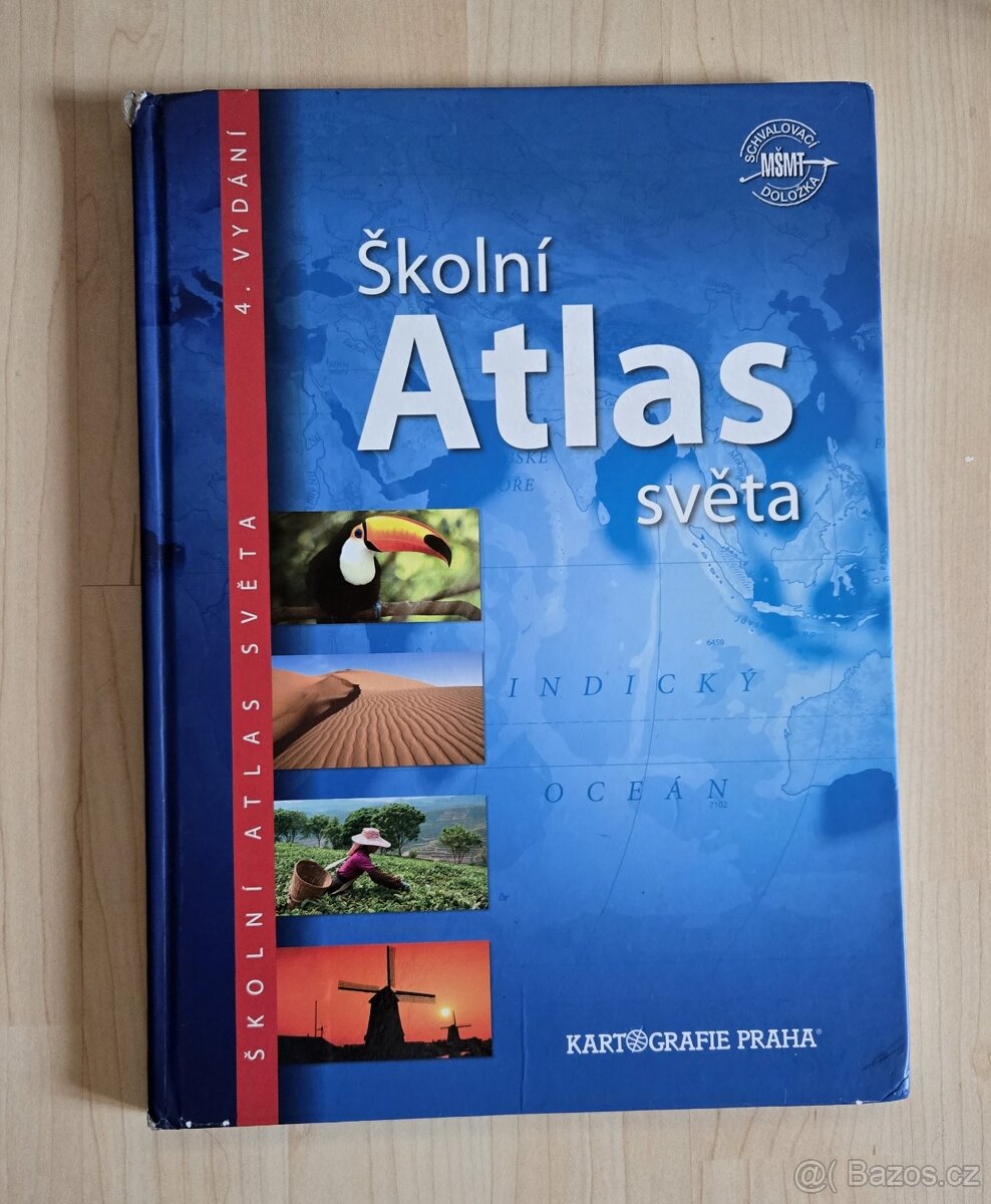 Školní Atlas Světa a Česko