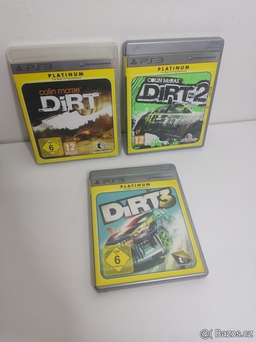 Colin McRae Dirt Rallye 3 díly PS3 / PlayStation 3 hry