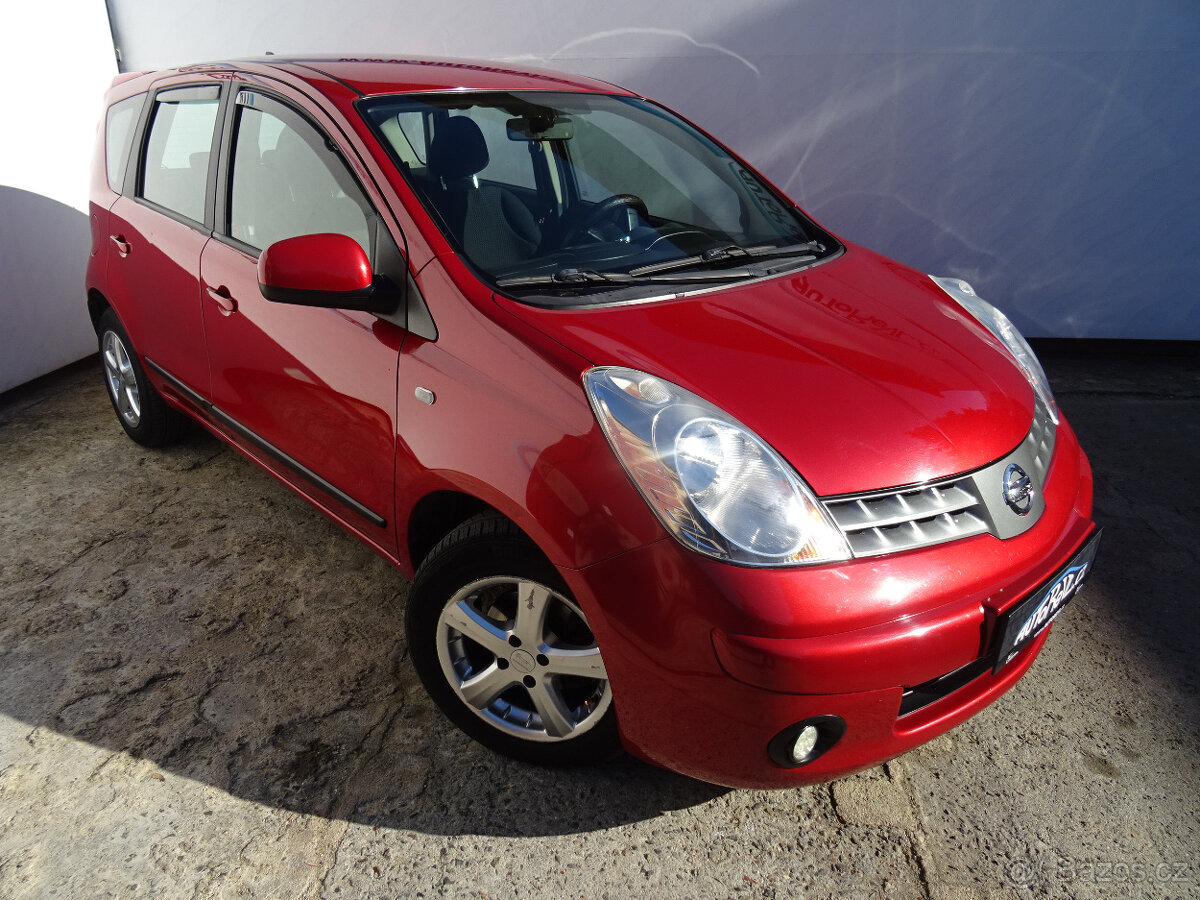 Nissan Note 1.4i,65kW,NovéČR,klimatizace,ALU