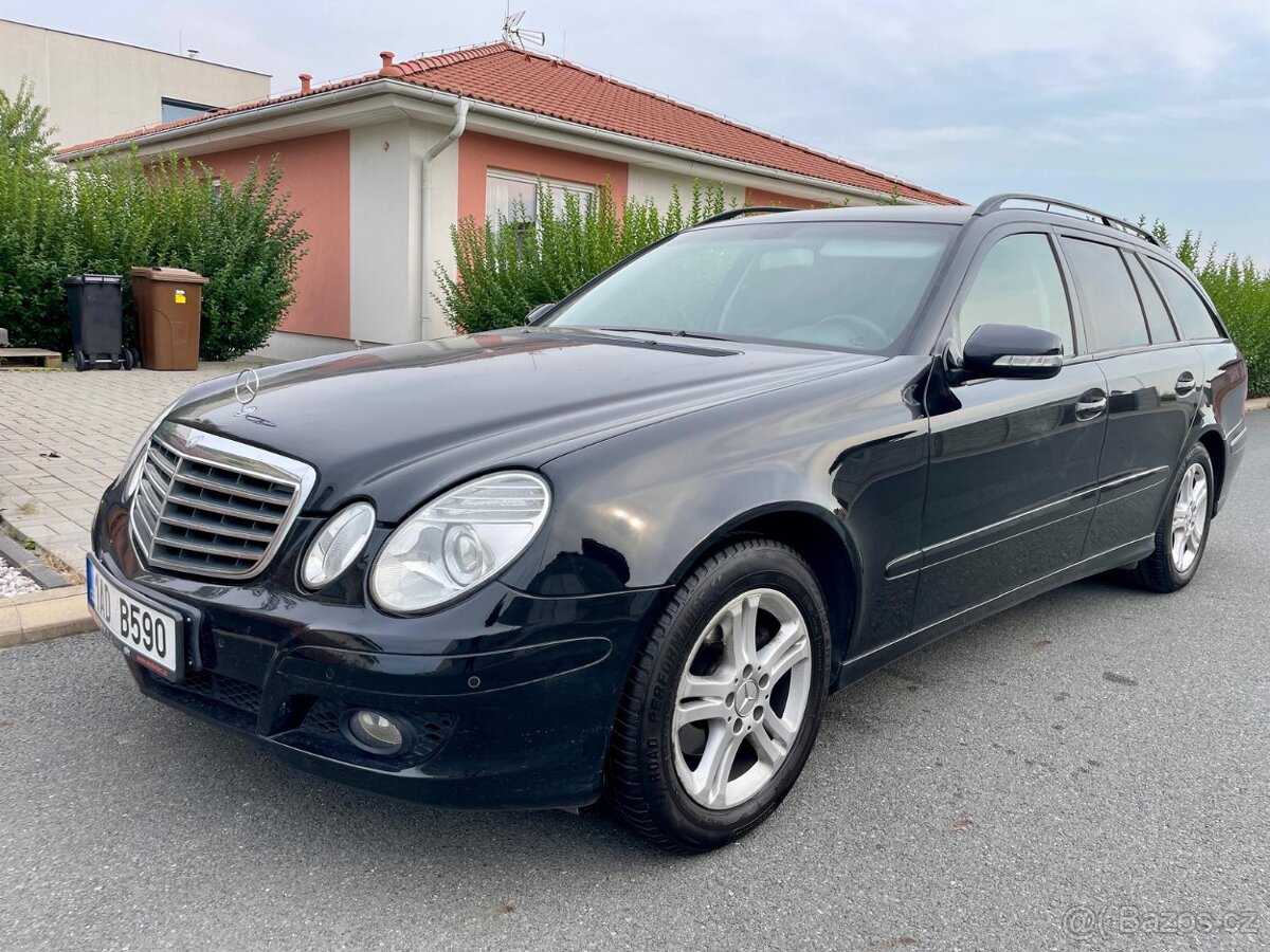 Mercedes E200 CDI 100kw w211 AUTOMAT, KŮŽE, NAVIGACE