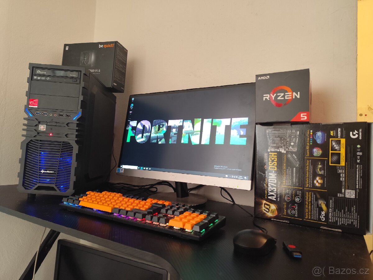 KOMPLET HERNÍ PC SESTAVA RYZEN 5 GTX 1660 SUPER