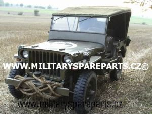 Plachta - letní střecha na Jeep Willys MB, Ford GPW