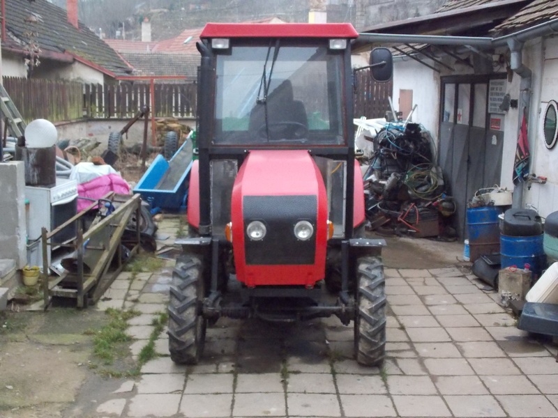 traktor domácí výroby 4x4 s vlekem