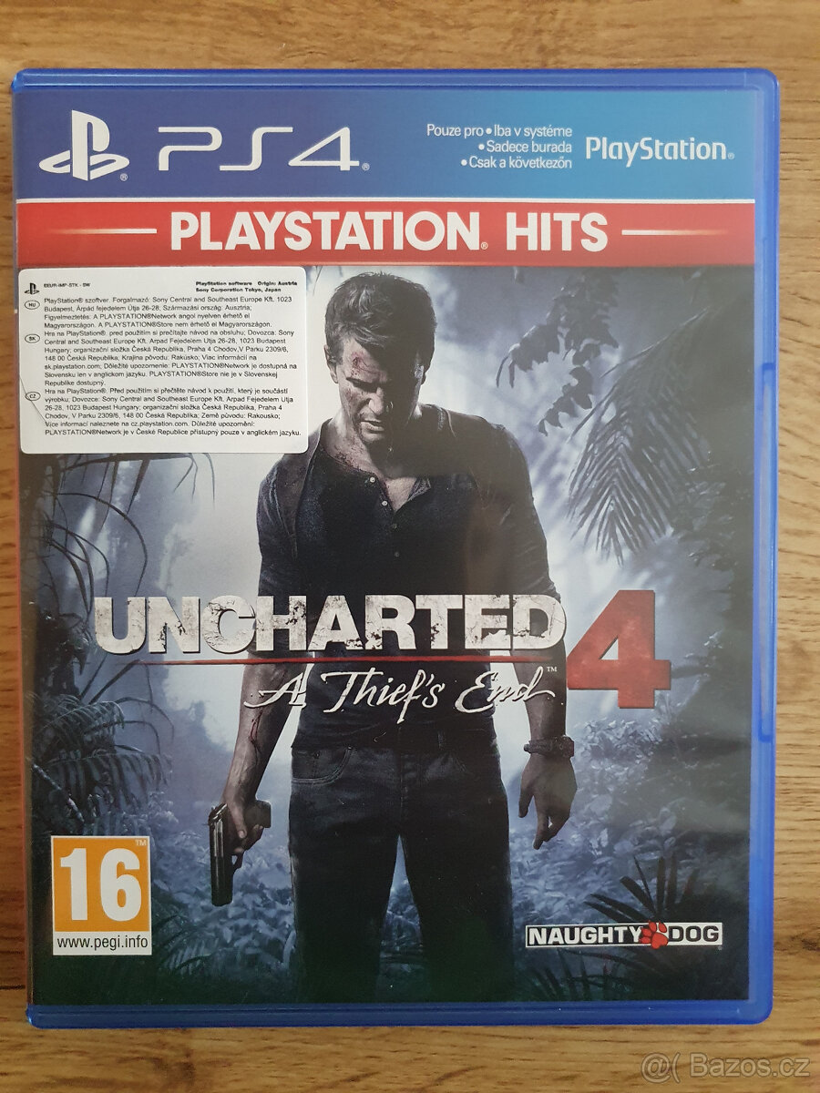 Hry PS4 - Uncharted 4, Horizon Zero Dawn, RDR 2