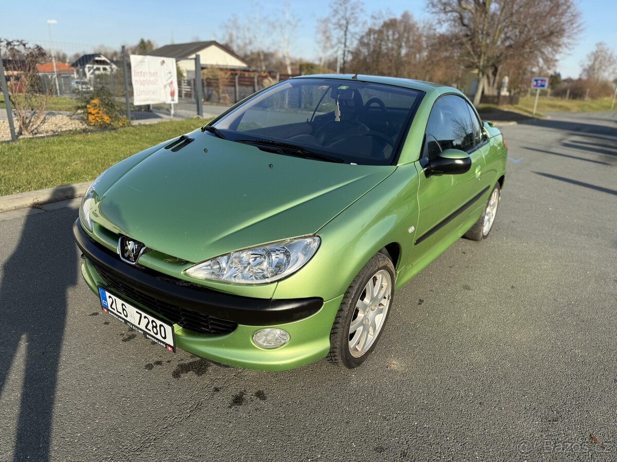 Peugeot 206 CC 2.0 16V +Najeto 169TKM +Odpočet DPH+